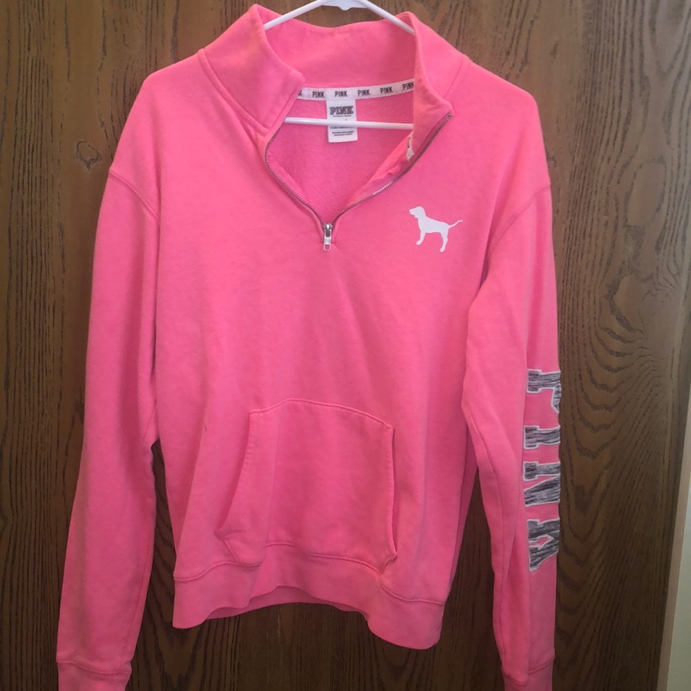 VS Pink half zip